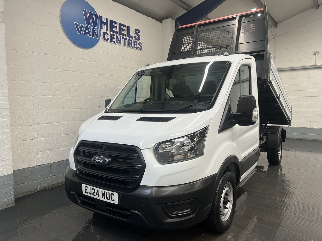 Ford Transit Custom 2.0 350 Ecoblue Leader Tipper Fw EJ24WUC White