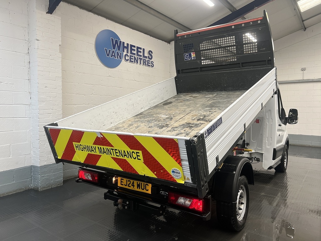 Ford Transit Custom 2.0 350 Ecoblue Leader Tipper Fw EJ24WUC White #5