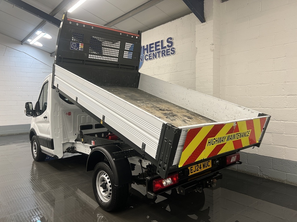 Ford Transit Custom 2.0 350 Ecoblue Leader Tipper Fw EJ24WUC White #3