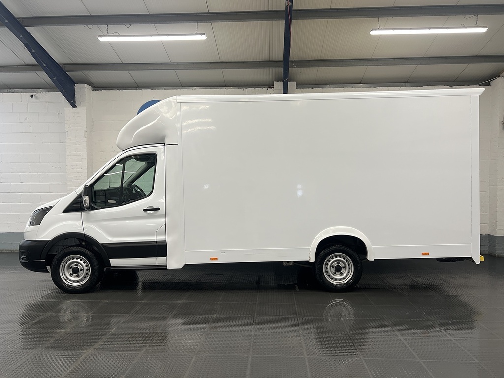 Ford Transit Custom L3 Euro 6 Low Loader 2.0 Luton FG72LUE White #2