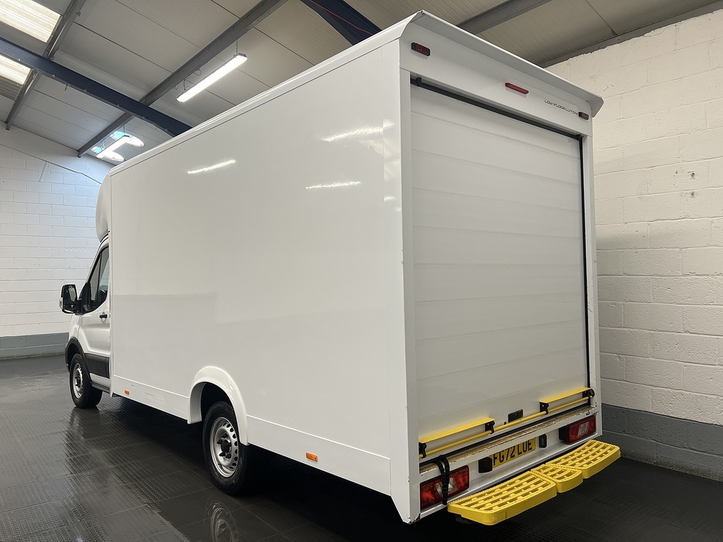 Ford Transit Custom L3 Euro 6 Low Loader 2.0 Luton FG72LUE White #3