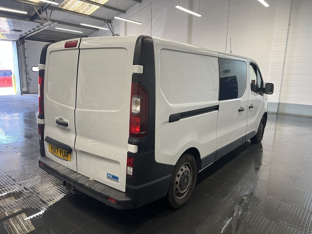 Vauxhall Vivaro 1.6 Cdti 2900 Ecoflex Crew Van Double Cab Dies VU17YUR White #3