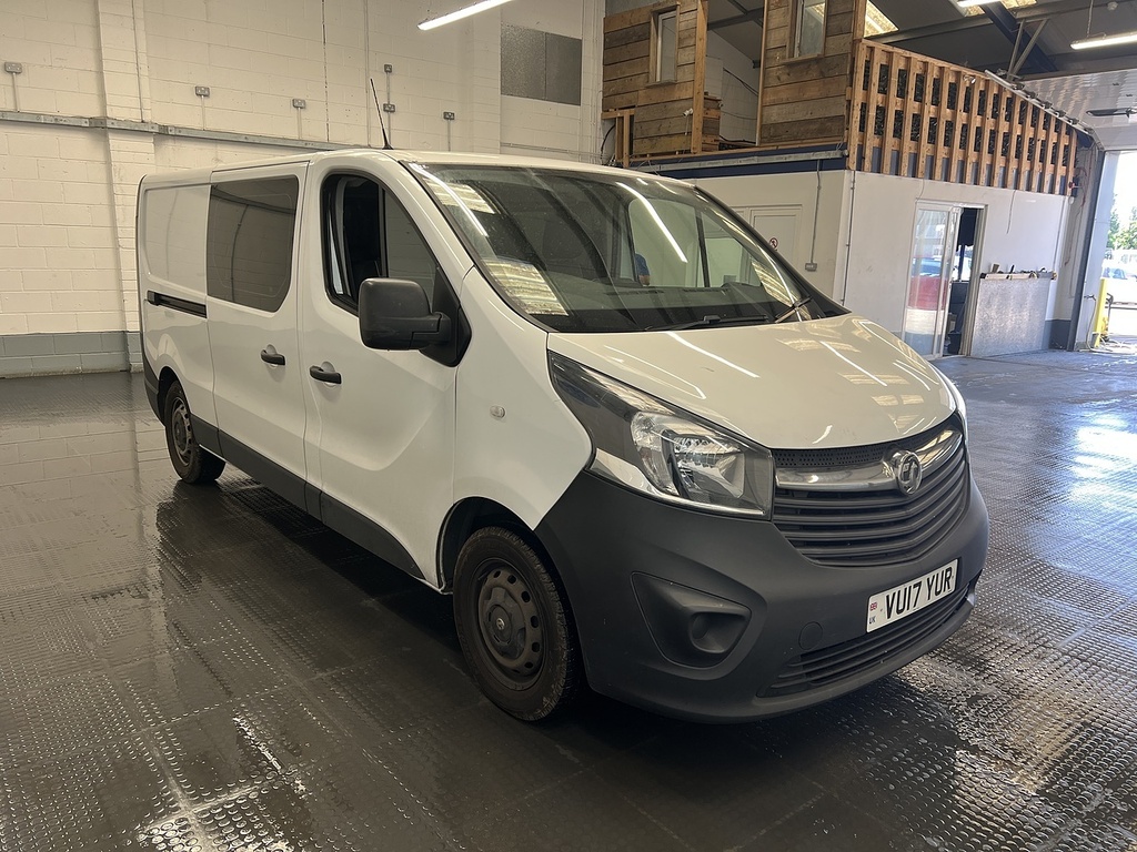 Vauxhall Vivaro 1.6 Cdti 2900 Ecoflex Crew Van Double Cab Dies VU17YUR White #4