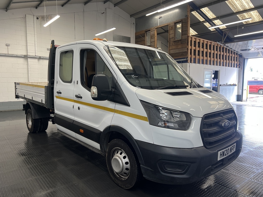 Ford Transit Custom 350 Ecoblue Leader 2.0 Tipper HW20NFP White #3
