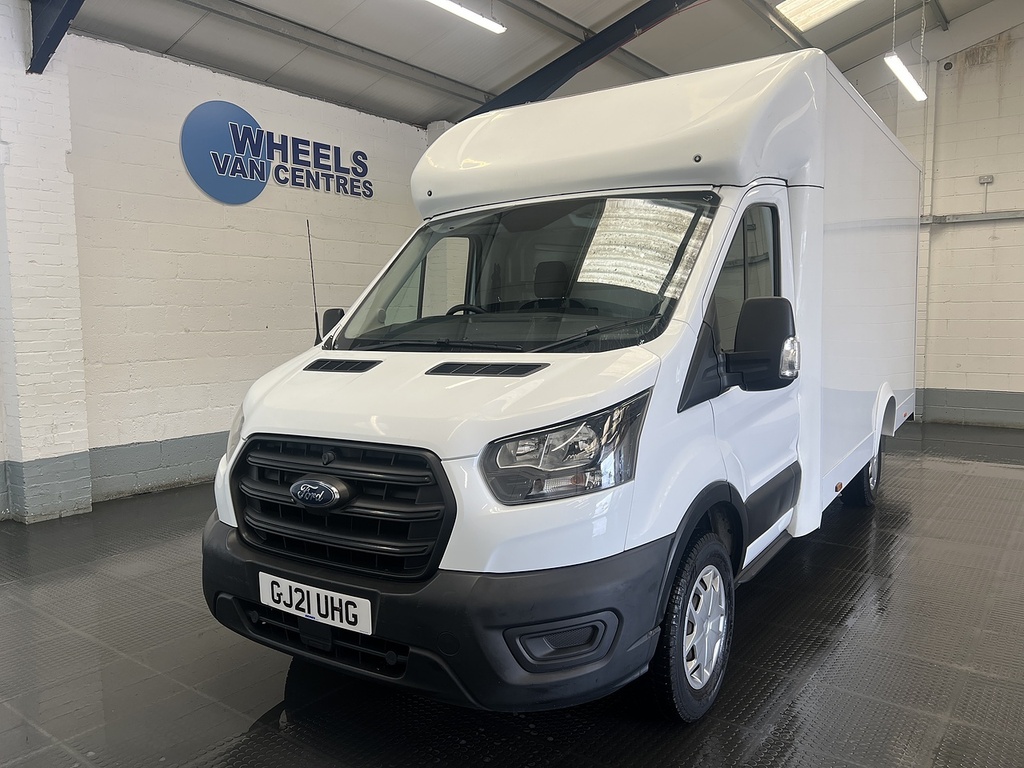 Ford Transit Custom 2.0 350 Ecoblue Leader Luton Low Loader White
