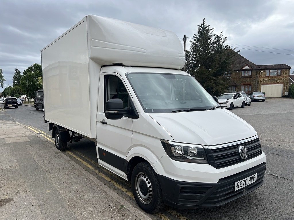 Volkswagen Crafter 2.0 Tdi Cr35 Startline Luton Van RE70HVF White #4