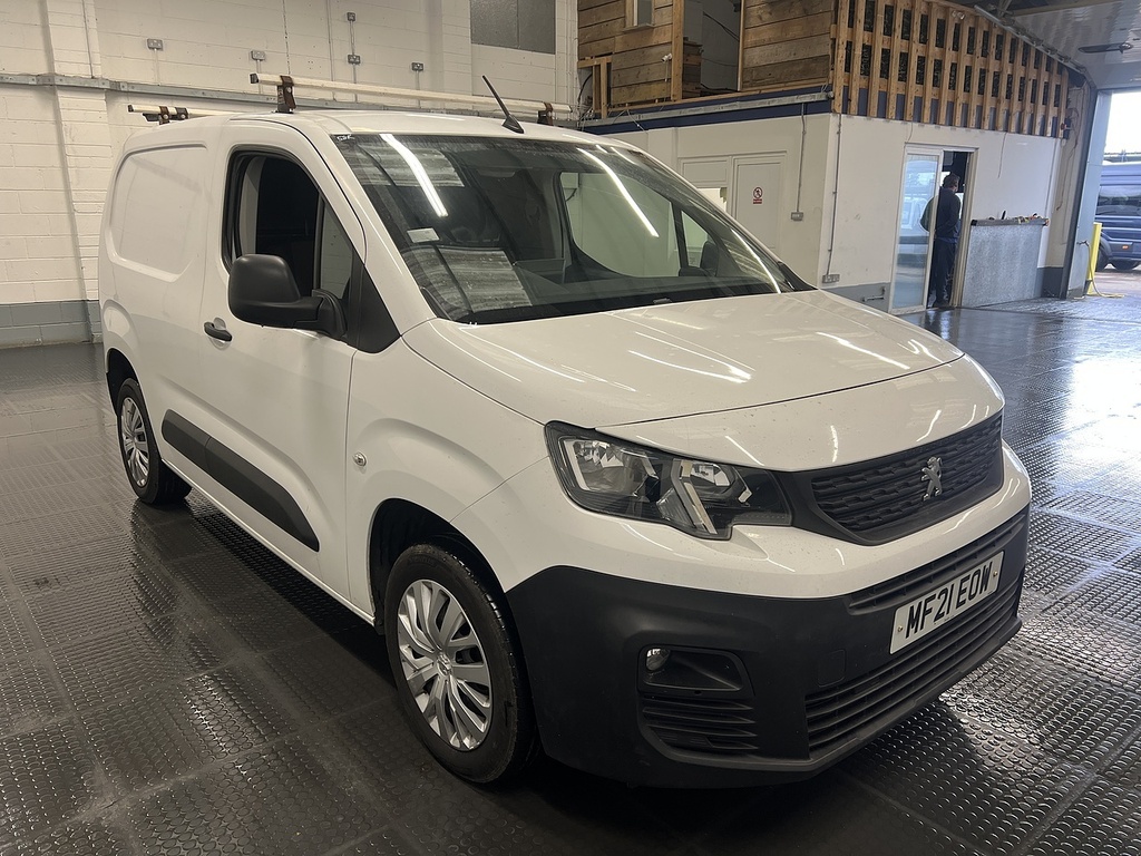 Peugeot Partner 1.5 Bluehdi 1000 Professional Standard Panel Van 5 White #4