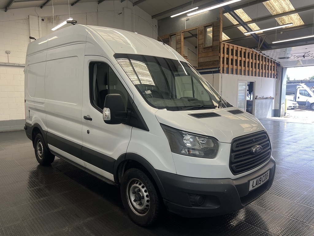 Ford Transit Custom 2.0 350 Ecoblue Panel Van Fwd L2 LA19CDO White #4
