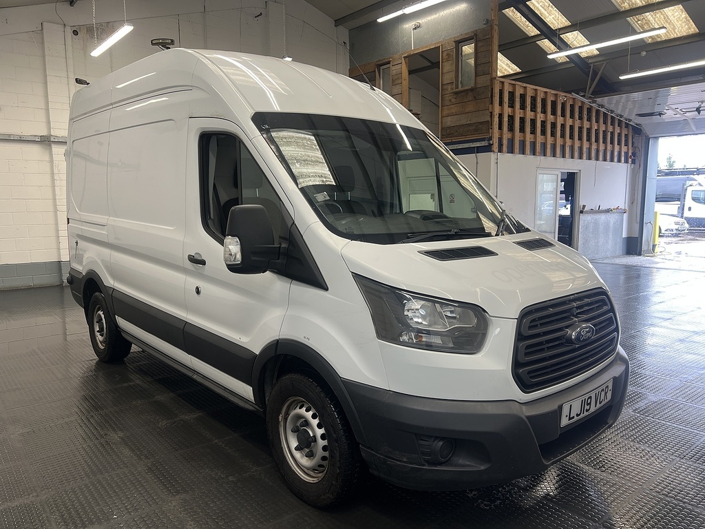 Ford Transit Custom 2.0 350 Ecoblue Panel Van Fwd L2 LJ19VCR White #4
