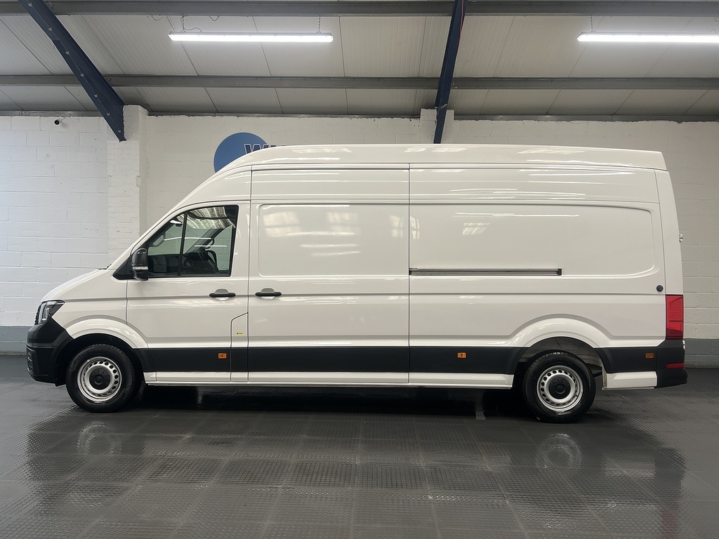 Volkswagen Crafter Tdi Cr35 Trendline Lwb High Roof Panel Van VN23LZJ White #2
