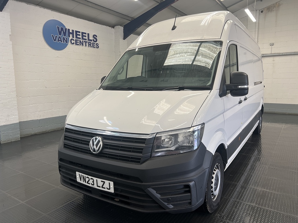 Volkswagen Crafter Tdi Cr35 Trendline Lwb High Roof Panel Van White