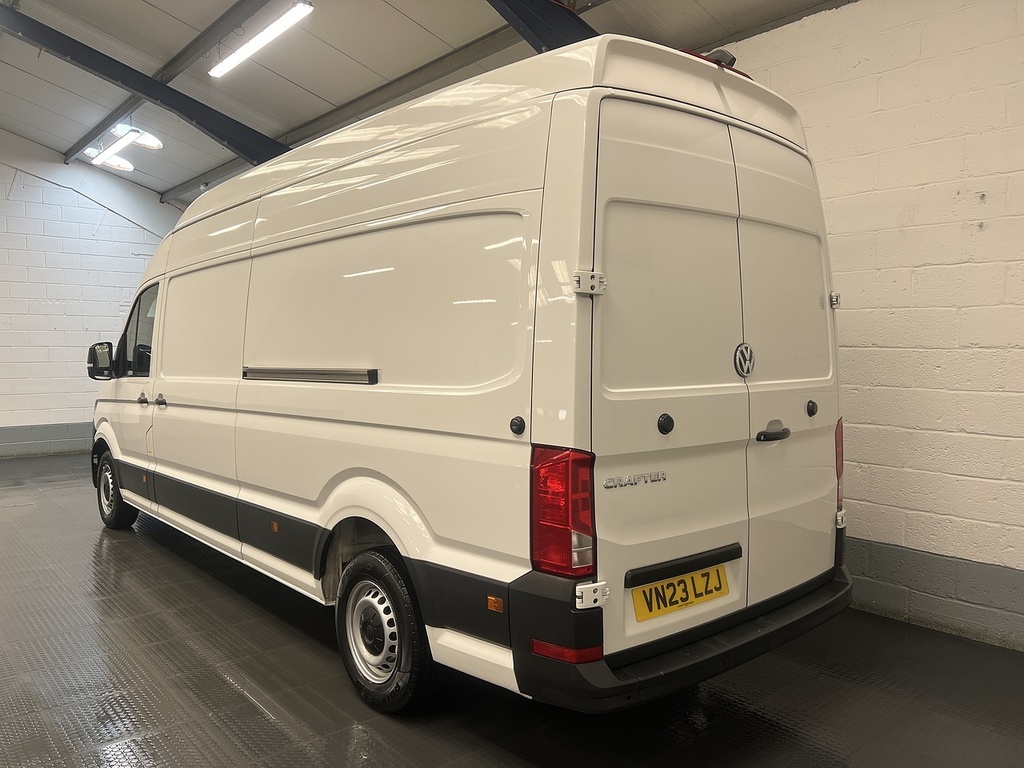Volkswagen Crafter Tdi Cr35 Trendline Lwb High Roof Panel Van VN23LZJ White #3
