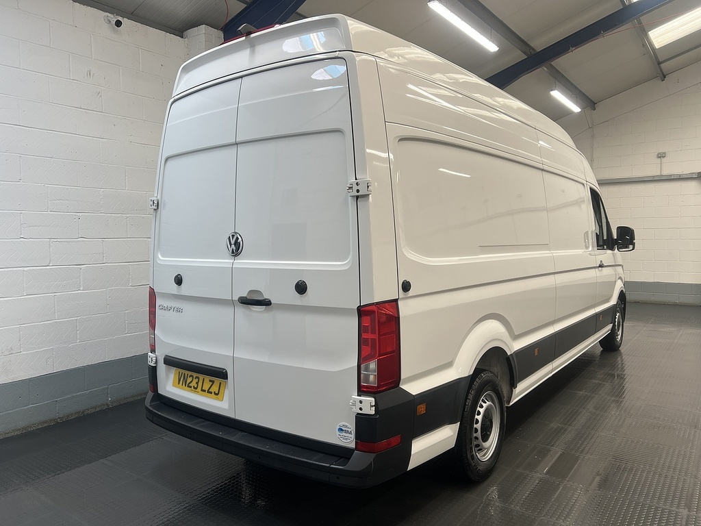 Volkswagen Crafter Tdi Cr35 Trendline Lwb High Roof Panel Van VN23LZJ White #5
