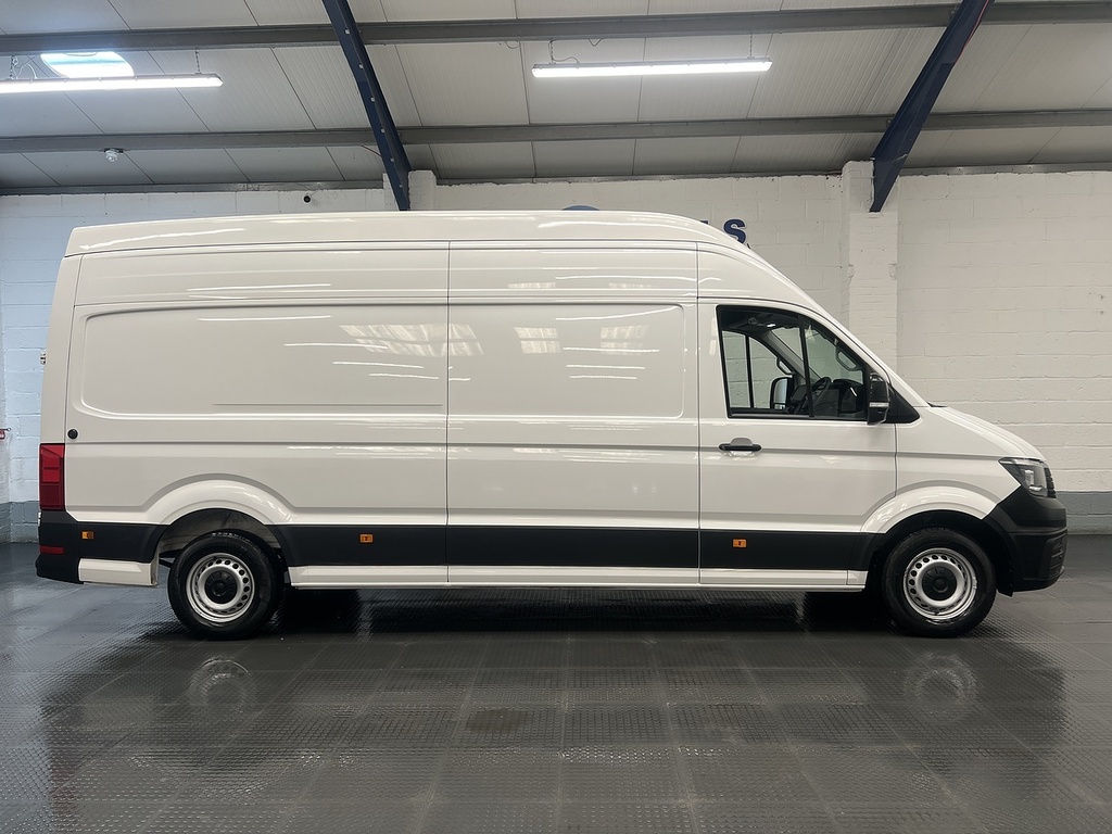 Volkswagen Crafter Tdi Cr35 Trendline Lwb High Roof Panel Van VN23LZJ White #6