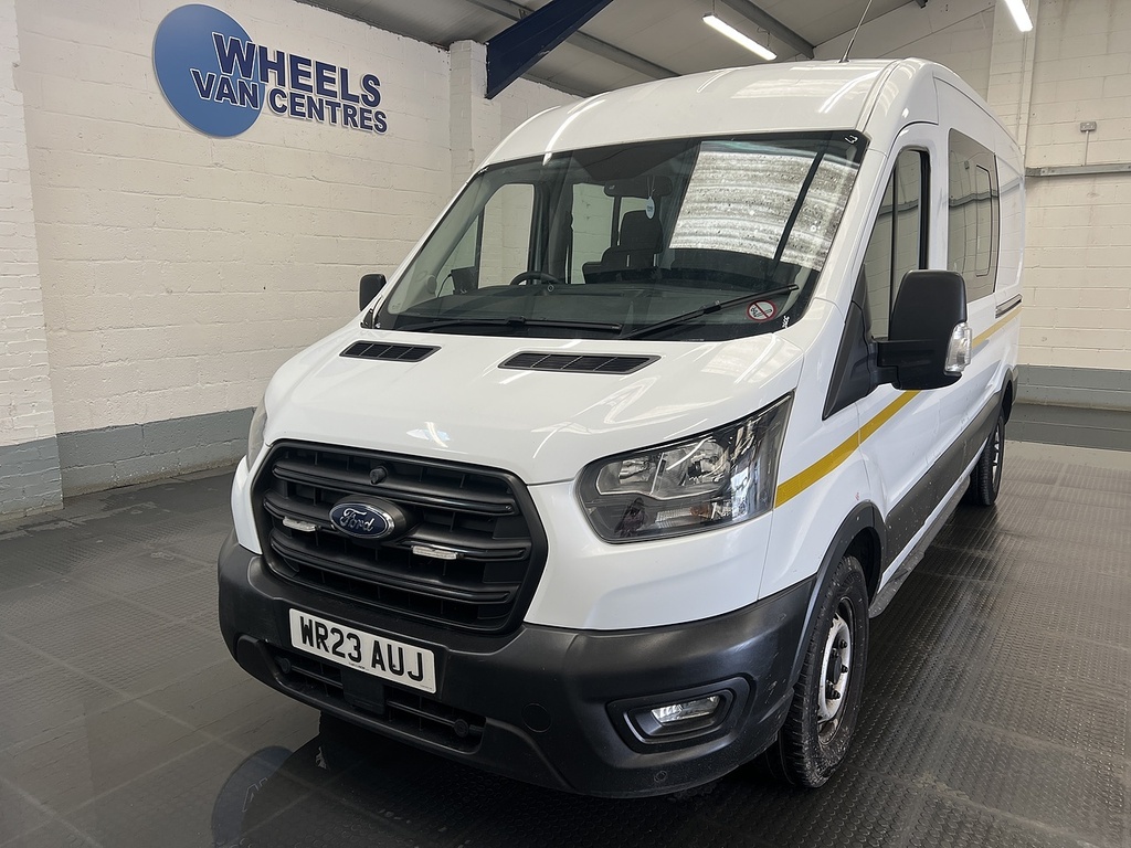 Ford Transit Custom 2.0 350 Ecoblue Leader Welfare Van 6Dr Manu White