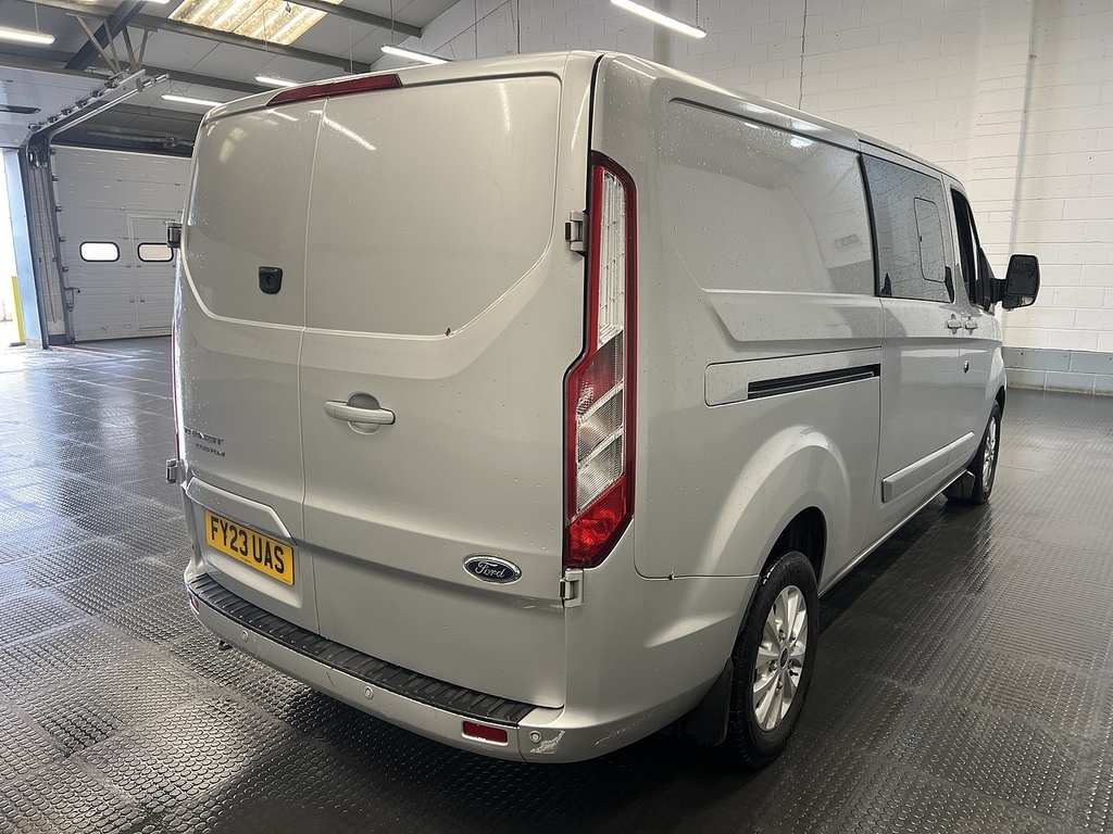 Ford Transit Custom 2.0 320 Ecoblue Limited Crew Van Double Cab Di Silver #3