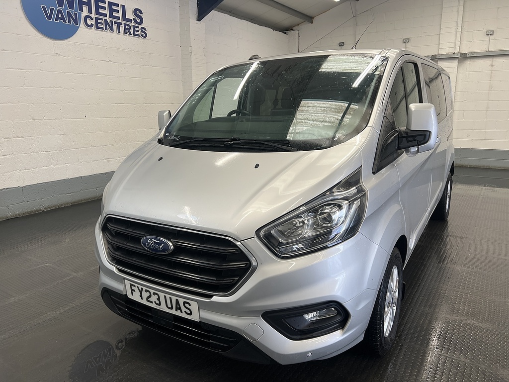 Ford Transit Custom 2.0 320 Ecoblue Limited Crew Van Double Cab Di Silver