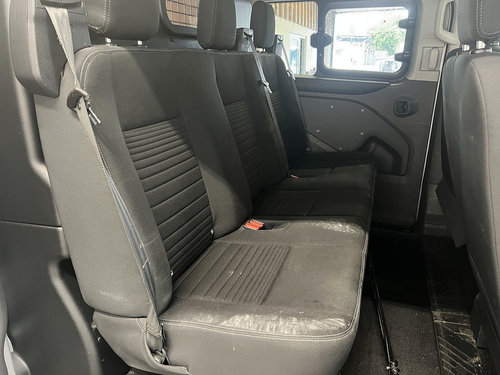Ford Transit Custom 2.0 320 Ecoblue Limited Crew Van Double Cab Di Silver #6