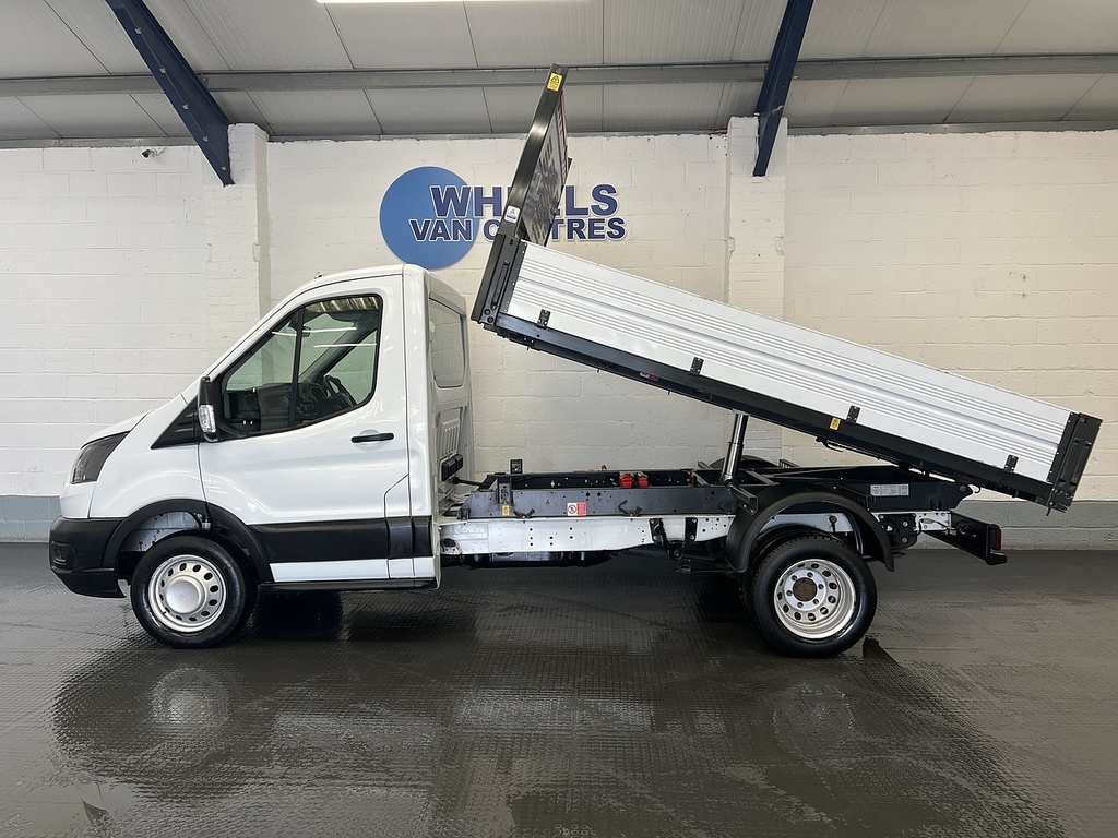 Ford Transit Custom 2.0 350 Ecoblue Hd Leader Tipper White #2