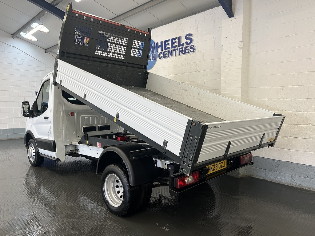 Ford Transit Custom 2.0 350 Ecoblue Hd Leader Tipper White #3