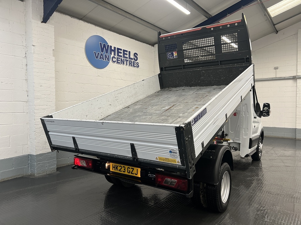 Ford Transit Custom 2.0 350 Ecoblue Hd Leader Tipper White #5