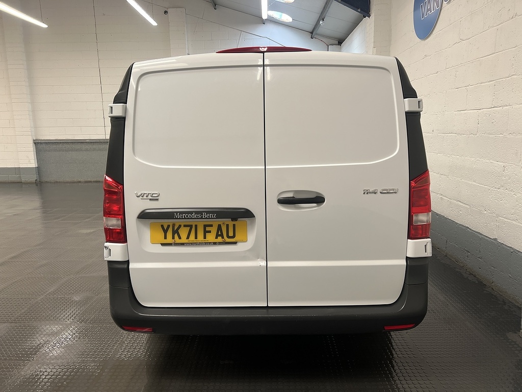 Mercedes-Benz Vito 2.0 114 Cdi Progressive Panel Van G-tro YK71FAU White #4