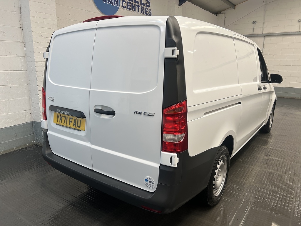 Mercedes-Benz Vito 2.0 114 Cdi Progressive Panel Van G-tro YK71FAU White #5