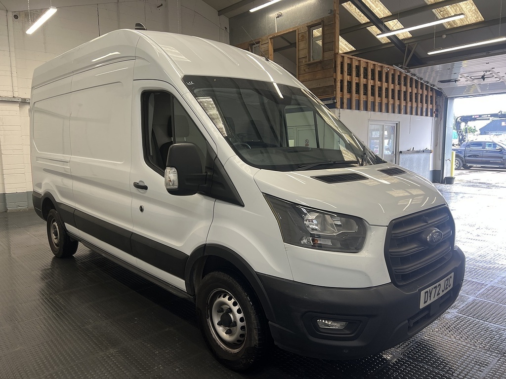 Ford Transit Custom 2.0 350 Ecoblue Leader Panel Van DY72JZC White #4