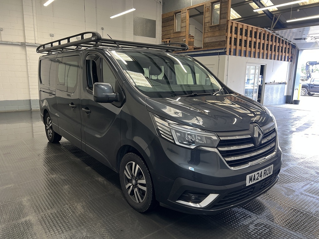 Renault Trafic 2.0 Dci Blue Ll30 Extra Sport Crew Van Double Cab Grey #4