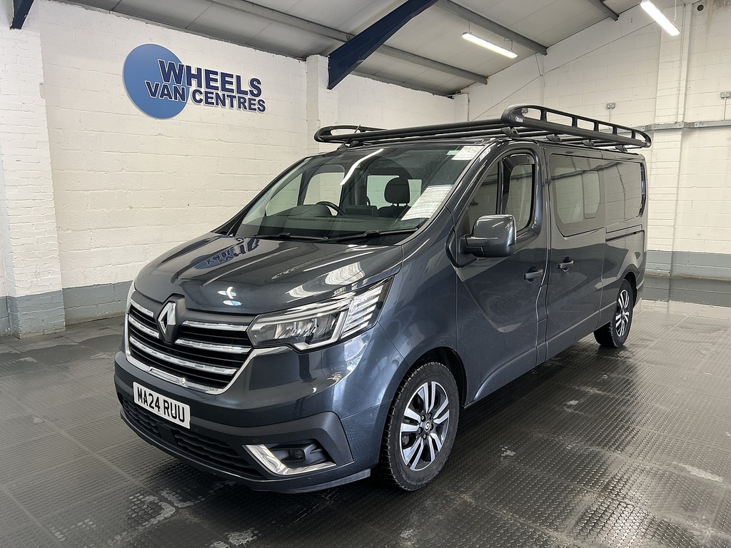 Renault Trafic 2.0 Dci Blue Ll30 Extra Sport Crew Van Double Cab Grey