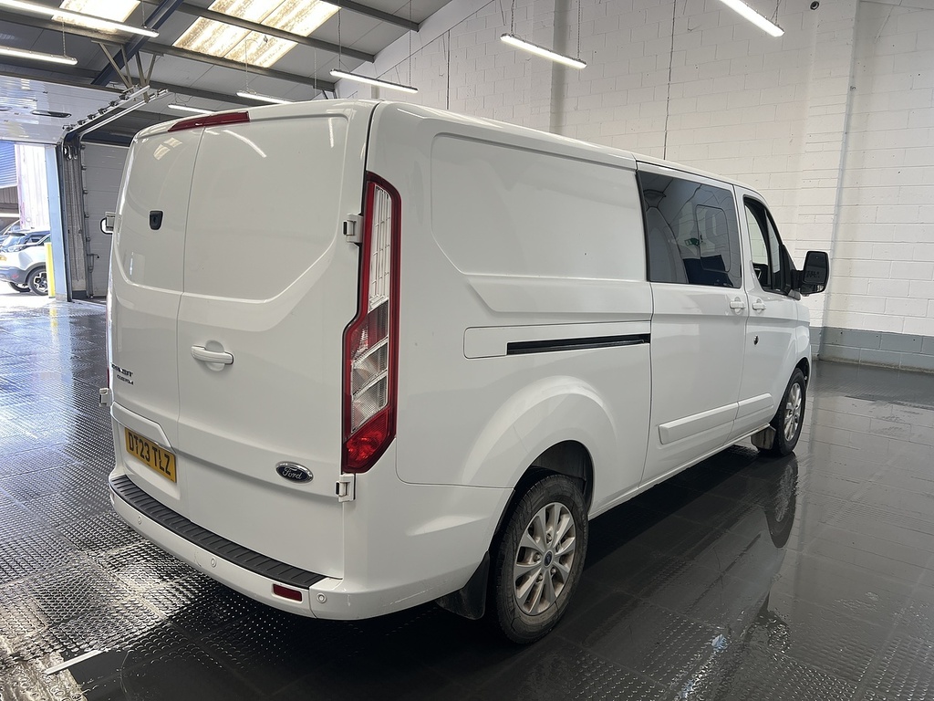 Ford Transit Custom 2.0 320 Ecoblue Limited Crew Van Double Cab Di White #3
