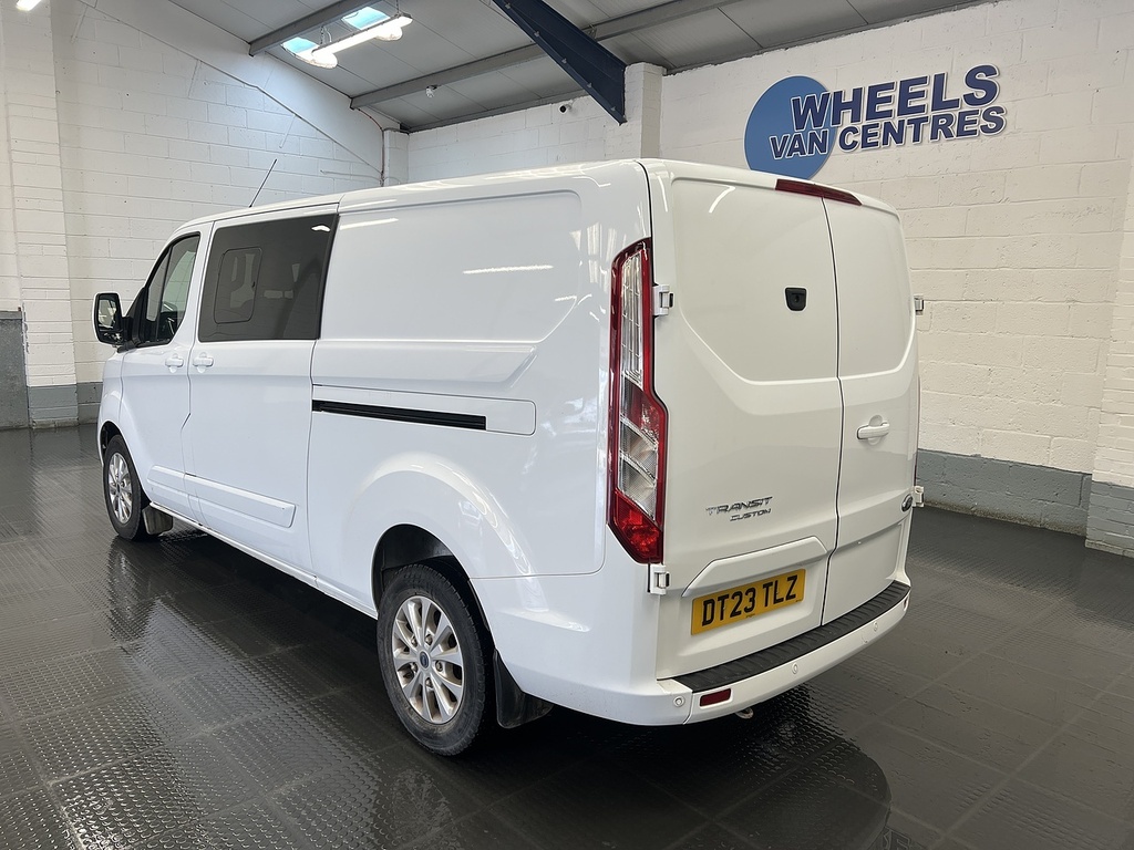Ford Transit Custom 2.0 320 Ecoblue Limited Crew Van Double Cab Di White #2