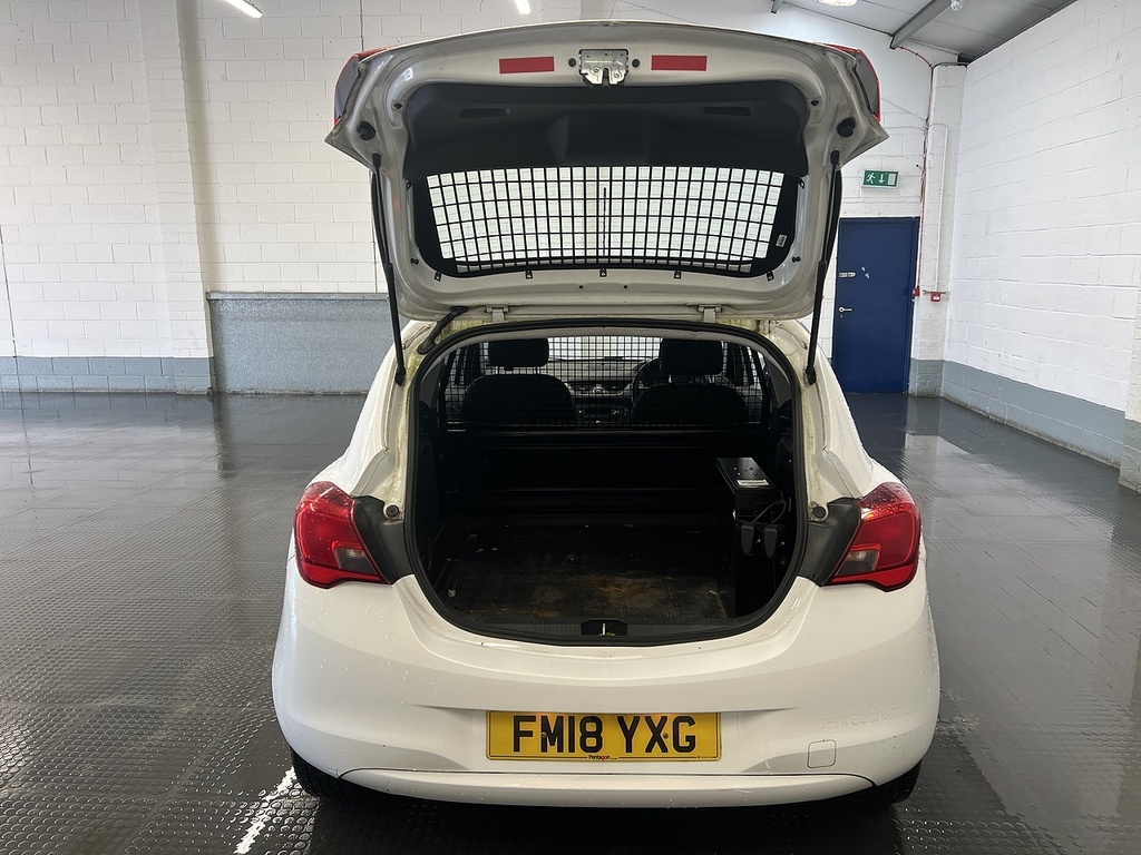 Vauxhall Corsa 1.3 Cdti Ecoflex Car Derived Van FM18YXG White #5