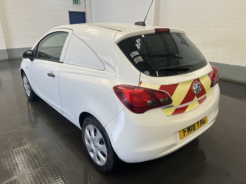 Vauxhall Corsa 1.3 Cdti Ecoflex Car Derived Van FM18YXG White #2