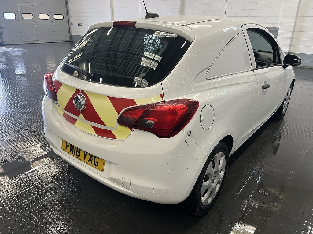 Vauxhall Corsa 1.3 Cdti Ecoflex Car Derived Van FM18YXG White #3