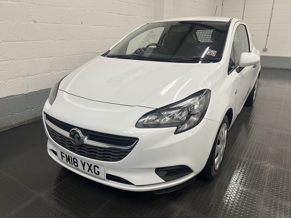 Vauxhall Corsa 1.3 Cdti Ecoflex Car Derived Van White