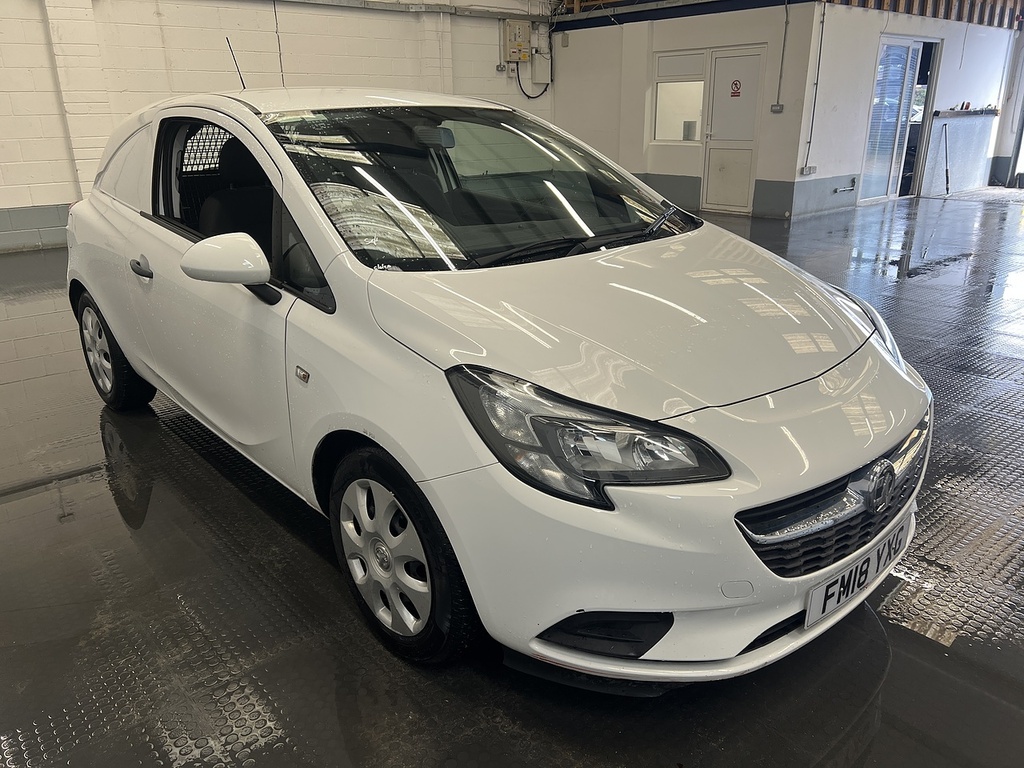 Vauxhall Corsa 1.3 Cdti Ecoflex Car Derived Van FM18YXG White #4