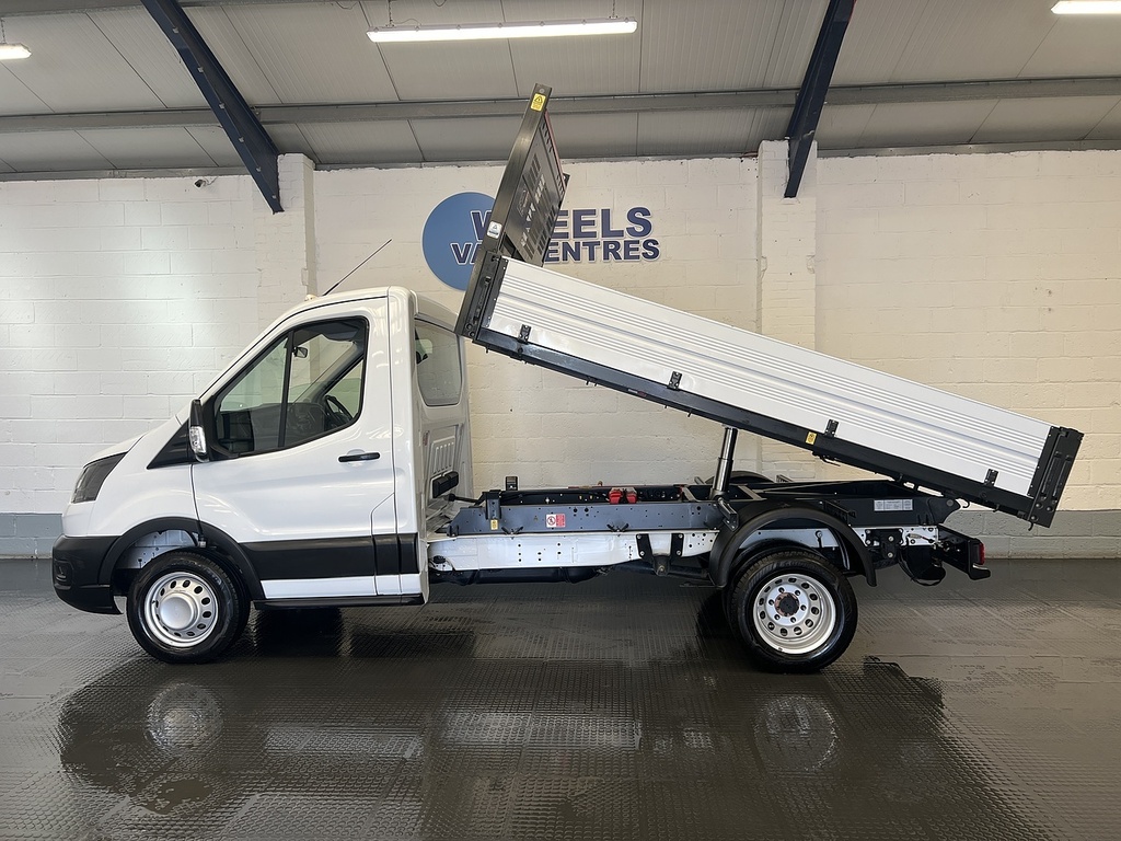 Ford Transit Custom 350 Ecoblue Leader L2 Trw Tipper 2.0 Chassis C HK74EJO White #2