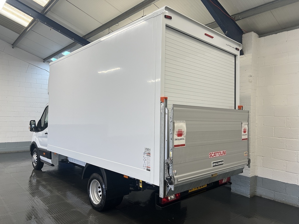 Ford Transit Custom 2.0 350 Ecoblue Hd Leader Luton Van Man White #3