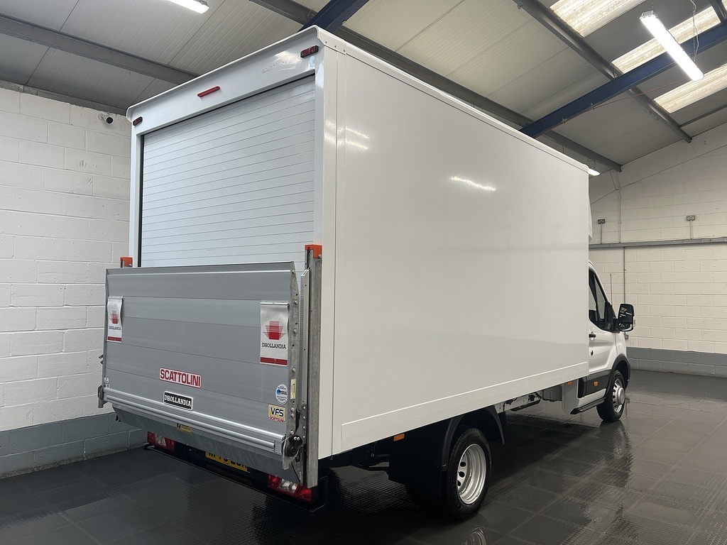 Ford Transit Custom 2.0 350 Ecoblue Hd Leader Luton Van Man White #5