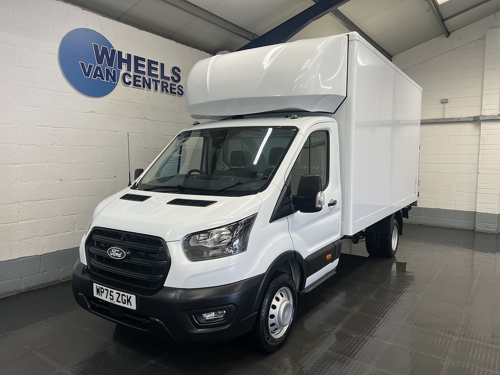 Ford Transit Custom 2.0 350 Ecoblue Hd Leader Luton Van Man White