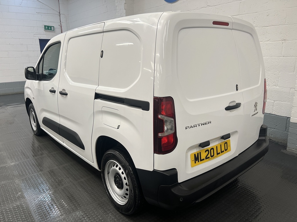 Peugeot Partner 1.6 Bluehdi 650 S Standard Panel Van Ma ML20LLO White #3