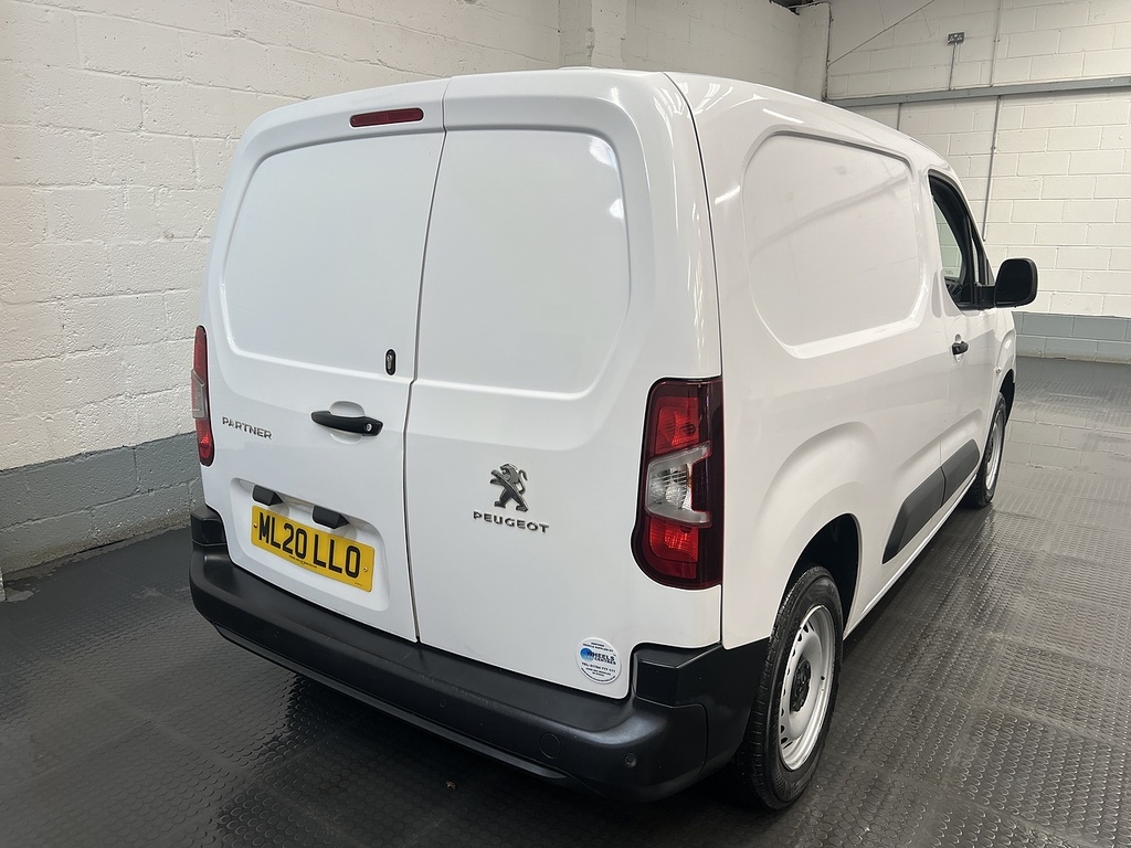 Peugeot Partner 1.6 Bluehdi 650 S Standard Panel Van Ma ML20LLO White #5