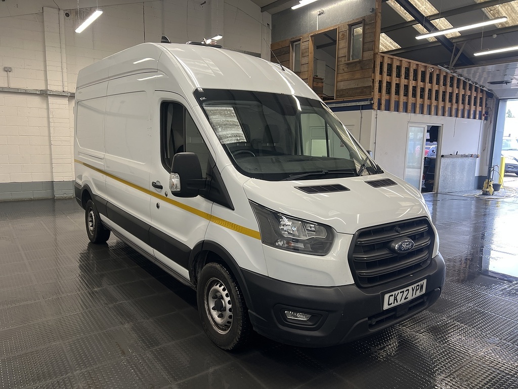 Ford Transit Custom 2.0 350 Ecoblue Leader Panel Van CK72YPW White #4