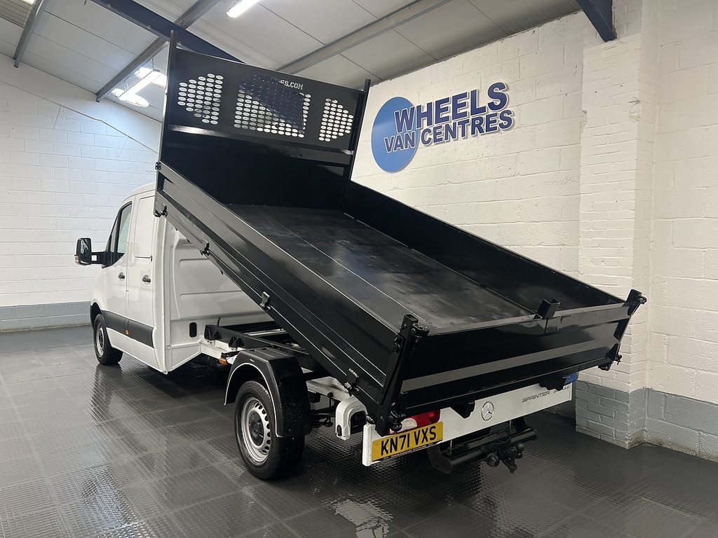 Mercedes-Benz Sprinter 2.1 314 Cdi Double Cab Tipper Rw White #3