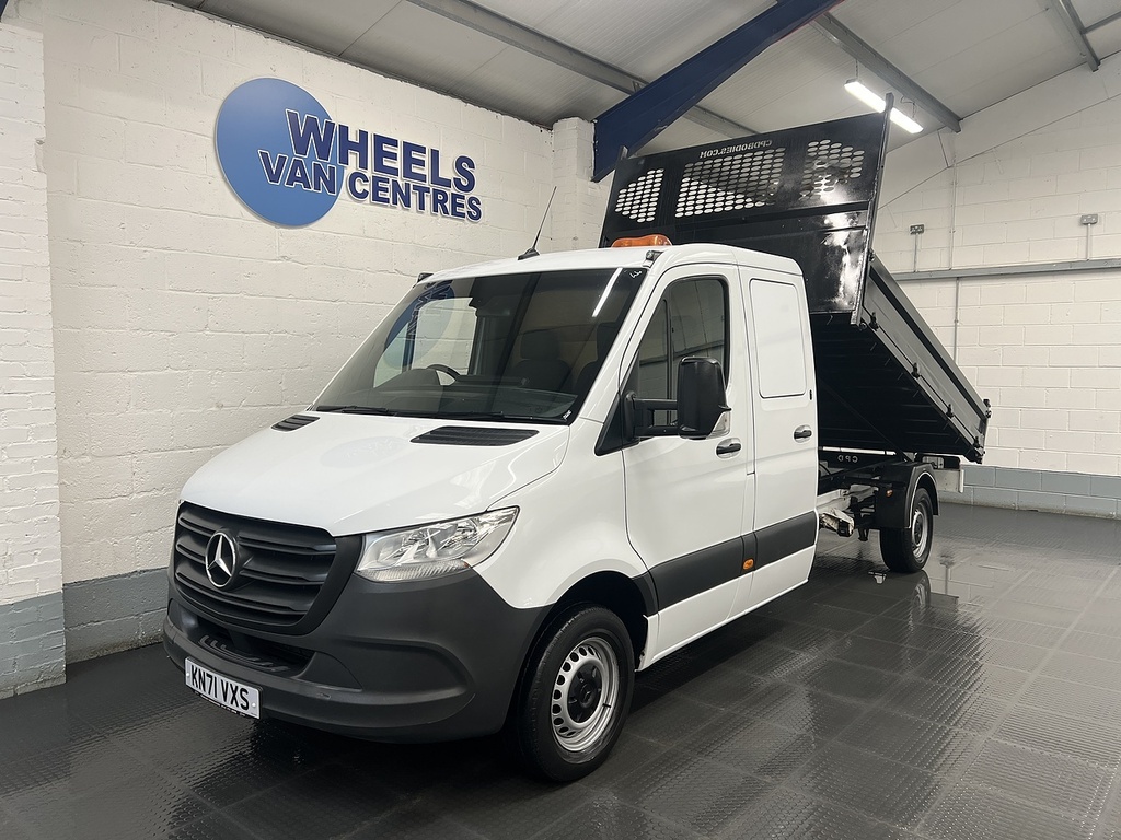 Mercedes-Benz Sprinter 2.1 314 Cdi Double Cab Tipper Rw White