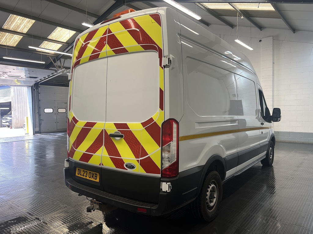 Ford Transit Custom 2.0 350 Ecoblue Leader Panel Van DL23OXB White #3