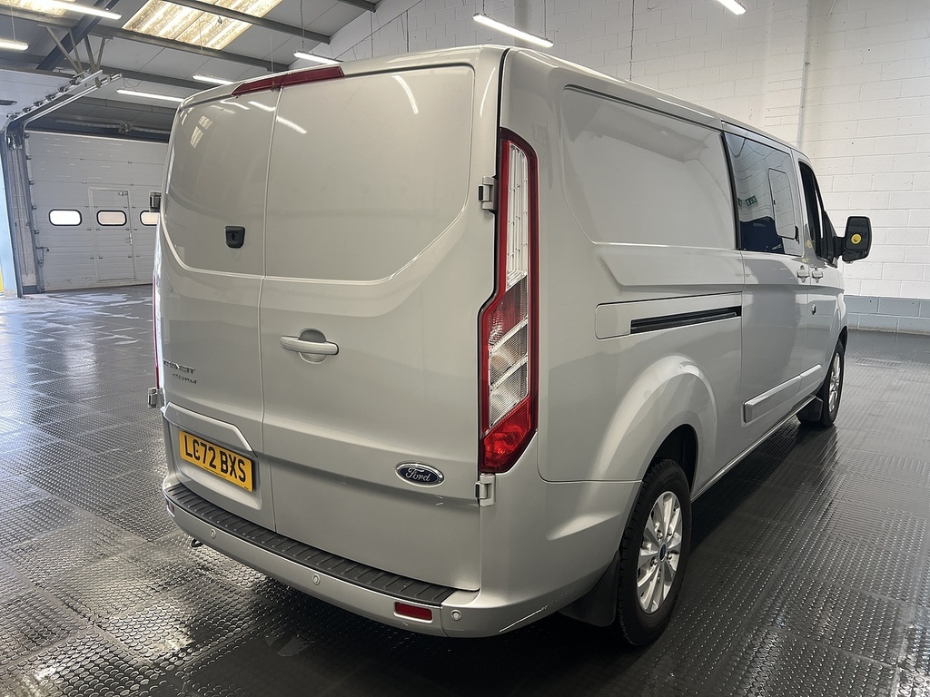 Ford Transit Custom 2.0 320 Ecoblue Limited Crew Van Double Cab Di Silver #3