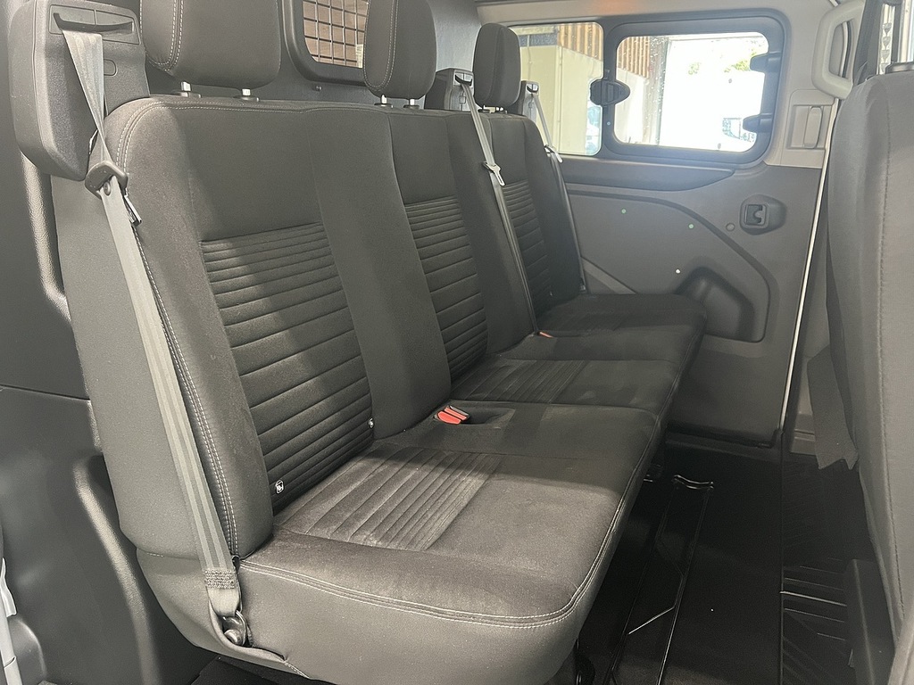 Ford Transit Custom 2.0 320 Ecoblue Limited Crew Van Double Cab Di Silver #6