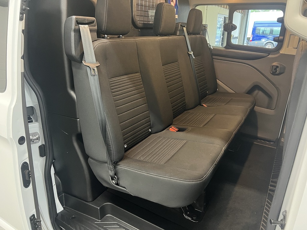 Ford Transit Custom 2.0 320 Ecoblue Limited Crew Van Double Cab Di White #6